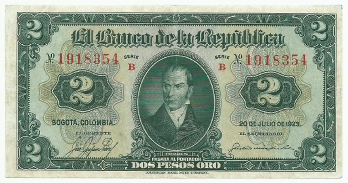 billete antiguo