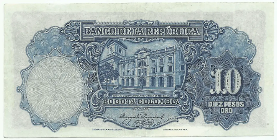 comprar billetes colombia en venta 10 pesos