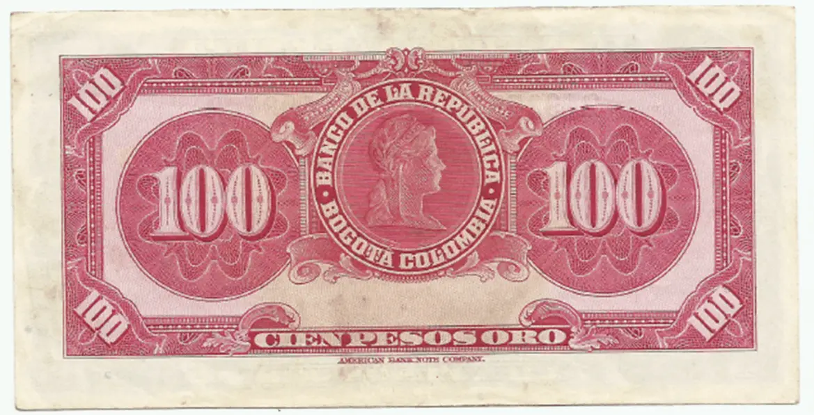 comprar billetes colombia en venta 100 pesos