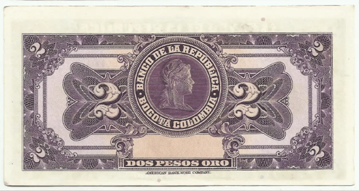 comprar billetes colombia en venta 2 pesos