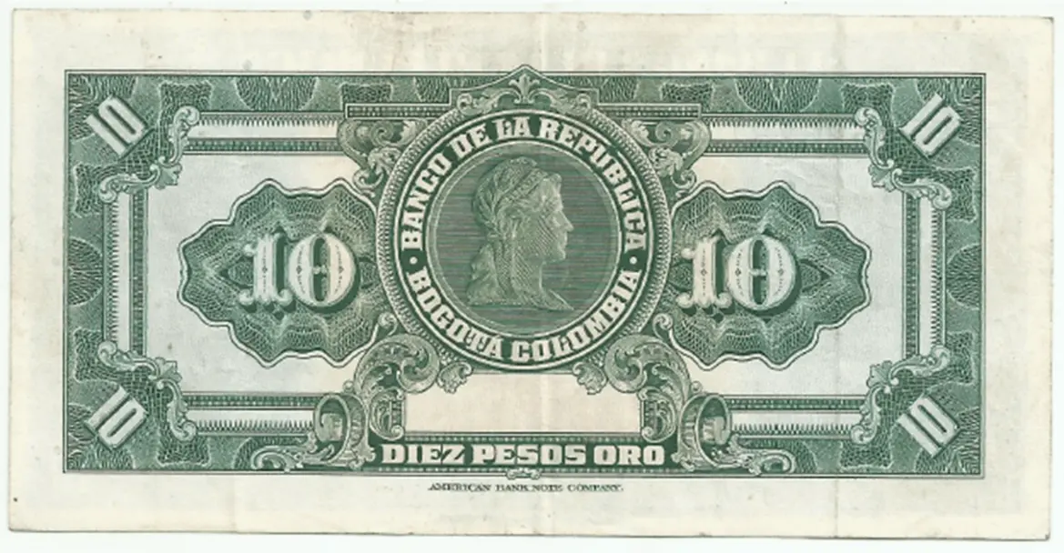 comprar billetes colombia en venta 10 pesos
