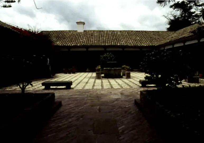 arquitectura colonial antigua en boyaca