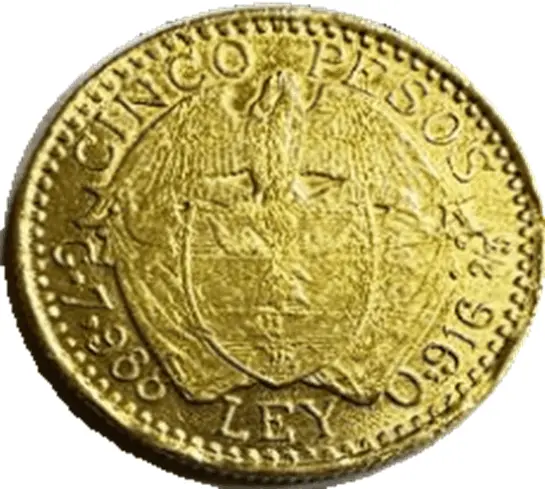 comprar coleccion numismatica de oro 5 pesos